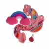 Nessiworld 2601 SUN-RST-PRP-Güzellik Set Makyaj Gökkuşağı Şekilli 3 Katmanlı - Sunman