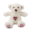 Nessiworld  3184 Gökkuşağı Kalpli Peluş Ayı 30 cm -Sunman