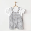 Nessiworld  Andywawa AC25804 Jumpsuit Set Little King Salopet Takım Grey