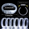 Nessiworld Beyaz-Gümüş Led Işıklı Baskı Yapılabilen Pilli Bileklik Bilezik 1,5 cm Genişlik