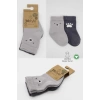 Nessiworld Bistyle Bear Penye Soket Çorap 2Li BS10116 Gri