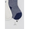 Nessiworld Bistyle Big Heart Penye Soket Çorap 2Li BS10117 Lacivert
