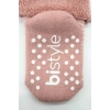 Nessiworld  Bistyle Çemberli Kaymaz Havlu Soket Çorap 2Li BS10503 Pudra Pembe