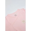 Nessiworld Bistyle Organic Modal Flying Balloons Kruvaze Uzun Kol Body BS17121 Pembe