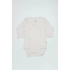 Nessiworld Bistyle Organik Natural Basic Style Kruvaze Uzun Kol Body BS17102 Ekru