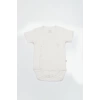 Nessiworld Bistyle Organik Natural Basic Style Kruvaze Yarım Kol Body BS17101 Ekru