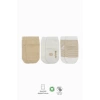 Nessiworld Bistyle Puanlı Kaymaz Penye Soket Çorap 3Lü BS10108 Bej