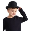 Nessiworld Charlie Chaplin Stil Çocuk Şapkası – Siyah Melon Parti Şapkası