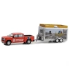 NessiWorld Greenlight 1/64 2023 Chevrolet Silverado and Trailer