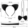 Nessiworld Kedi Kostüm Taç Kuyruk Papyon Seti 1 Adet