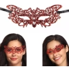 Nessiworld  Kırmızı Dantel Masquerade Maskesi 9 No