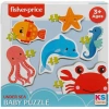 Nessiworld KS Fisher Price Baby Under Sea 6 in 1 Puzzle