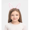 Nessiworld Led Işıklı Peluş Pofuduk Tavşan Kulak Tavşan Taç Pembe 17X23 cm