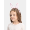 Nessiworld Led Işıklı Peluş Pofuduk Tavşan Kulak Tavşan Taç Pembe 17X23 cm
