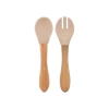 Nessiworld   Mama Kaşığı ve Çatal Seti Bubble Beige
