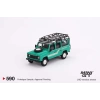 NessiWorld Mini GT 1/64 Land Rover Defender 110 1985 County Station Wagon Trident Green