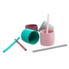 Nessiworld OiOi Silikon Pipet 4Lü Pembe Mix