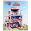 Nessiworld Oyuncak Ahşap Full Aksesuarlı Bebek Evi