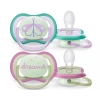 Nessiworld  Philips Avent Ultra Air Gece Emzik 0-6 Ay Kız