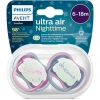 Nessiworld  Philips Avent Ultra Air Gece Emzik 6-18 Ay Kız
