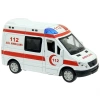 Nessiworld Pilli Işıklı Sesli 112 Metal Ambulans