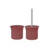 Nessiworld    Pipetli Silikon Bardak Seti Velvet Rose / Powder Grey