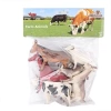 Nessiworld SH-9001-Vardem Poşetli 6Pcs 8 İnch  Çiftlik Hayvan ve Dinozor Set