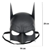 Nessiworld Siyah Renk Çocuk Boy Arkadan Lastikli Batman Maskesi A Kalite  20x14 cm
