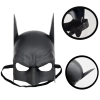 Nessiworld Siyah Renk Çocuk Boy Arkadan Lastikli Batman Maskesi A Kalite  20x14 cm
