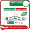 Nessiworld Sleepy Yer Temizlik Havlusu Mop Uyumlu 50 Adet Beyaz Sabun