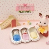 Nessiworld  SylvanianFamiliesÜçüzlerBakımSetiRenkli5532