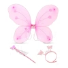 Nessiworld  Toz Pembe Renk Kelebek Kanadı Tacı ve Sopası 50x37 cm