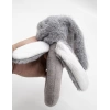 Nessiworld    Tutmalı Peluş Mini Tavşan 842 Gri