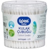 Nessiworld  Wee Baby Kulak Temizleme Çubuğu (200 Adet) 906