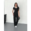 Ottoman kumaş beyaz gömlek yaka takım s4142