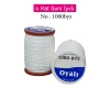 Oyalı 4 Kat Suni İpek İplik İğne Oyası Boncuk İpi Tığ Oyası No:1000-BYZ