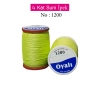 Oyalı 4 Kat Suni İpek İplik İğne Oyası Boncuk İpi Tığ Oyası No:1200