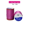 Oyalı 4 Kat Suni İpek İplik İğne Oyası Boncuk İpi Tığ Oyası No:188