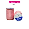 Oyalı 4 Kat Suni İpek İplik İğne Oyası Boncuk İpi Tığ Oyası No:25