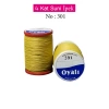 Oyalı 4 Kat Suni İpek İplik İğne Oyası Boncuk İpi Tığ Oyası No:301