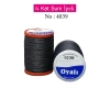 Oyalı 4 Kat Suni İpek İplik İğne Oyası Boncuk İpi Tığ Oyası No:4039