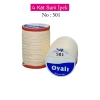Oyalı 4 Kat Suni İpek İplik İğne Oyası Boncuk İpi Tığ Oyası No:501