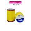 Oyalı 4 Kat Suni İpek İplik İğne Oyası Boncuk İpi Tığ Oyası No:505