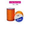 Oyalı 4 Kat Suni İpek İplik İğne Oyası Boncuk İpi Tığ Oyası No:508