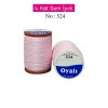 Oyalı 4 Kat Suni İpek İplik İğne Oyası Boncuk İpi Tığ Oyası No:524