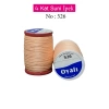 Oyalı 4 Kat Suni İpek İplik İğne Oyası Boncuk İpi Tığ Oyası No:526