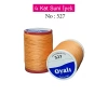 Oyalı 4 Kat Suni İpek İplik İğne Oyası Boncuk İpi Tığ Oyası No:527