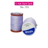 Oyalı 4 Kat Suni İpek İplik İğne Oyası Boncuk İpi Tığ Oyası No:531