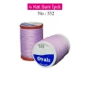 Oyalı 4 Kat Suni İpek İplik İğne Oyası Boncuk İpi Tığ Oyası No:532