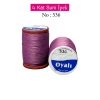 Oyalı 4 Kat Suni İpek İplik İğne Oyası Boncuk İpi Tığ Oyası No:536